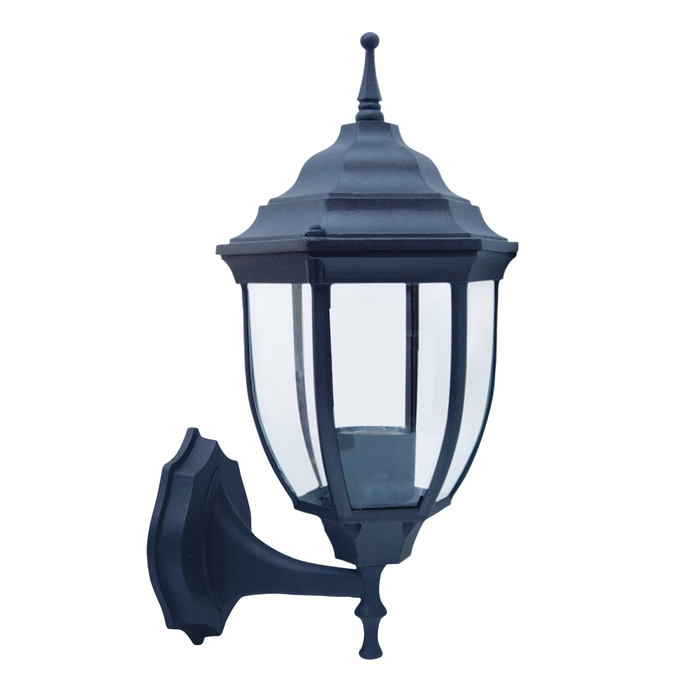 Farol soportado exterior negro 60W