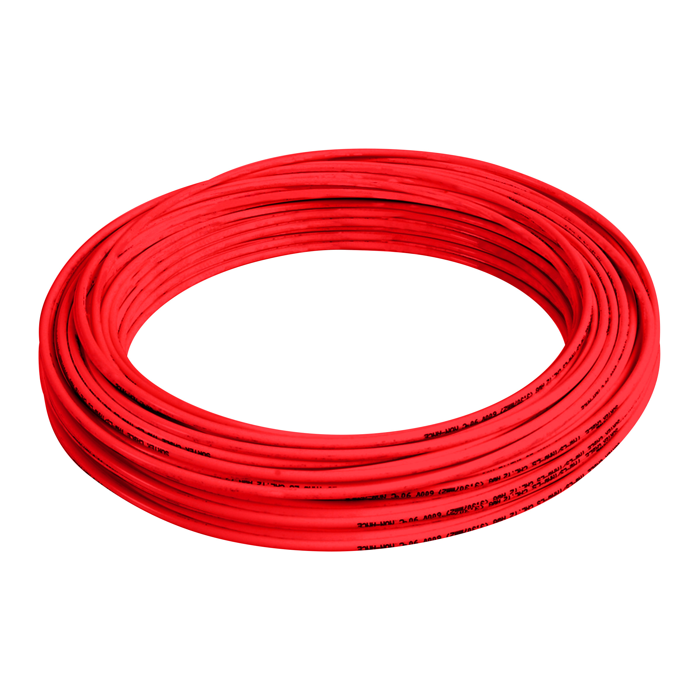 Cable eléctrico tipo THW-LS / THHW-LS Cal.8 100m rojo - Ferrecompras 