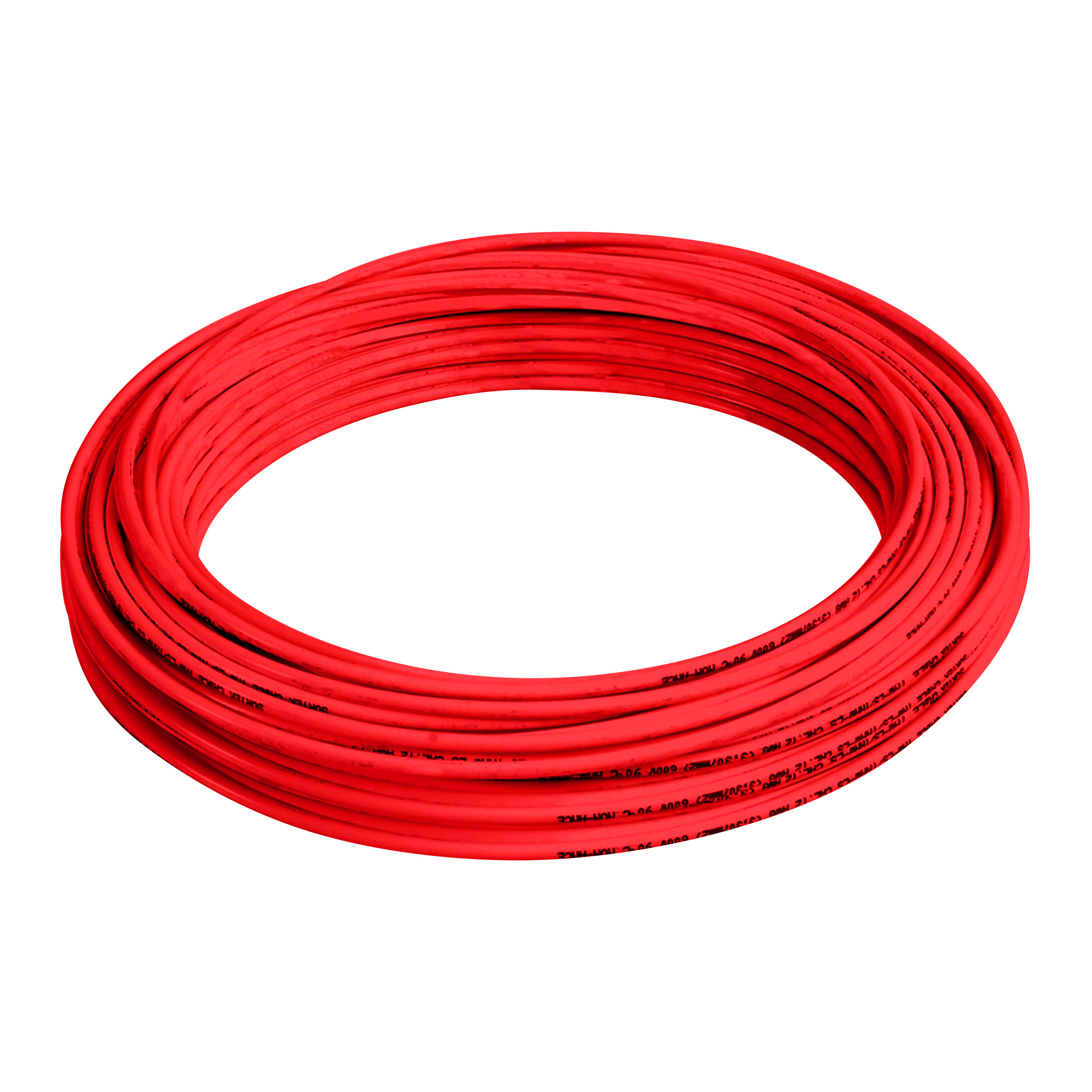 Cable eléctrico tipo THW-LS / THHW-LS Cal.10 100m rojo - Ferrecompras 