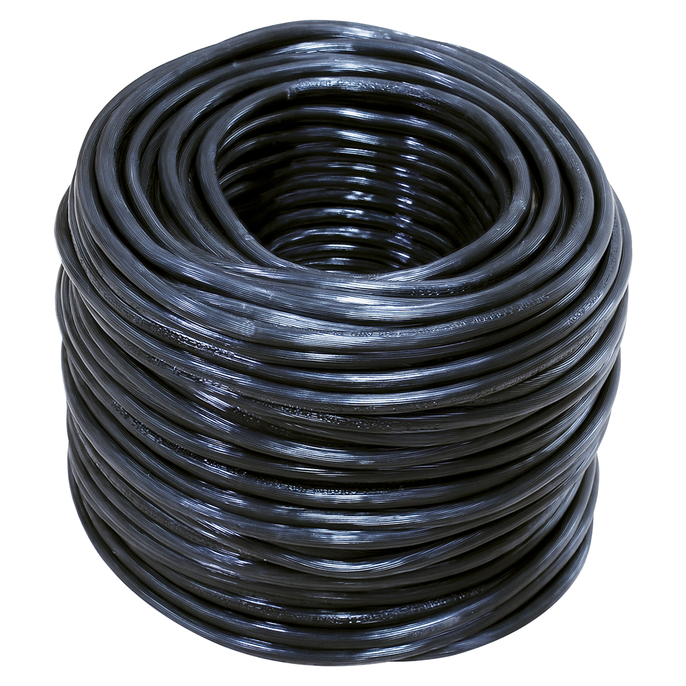 Cable eléctrico uso rudo Cal. 2 x 10 100m blanco y negro