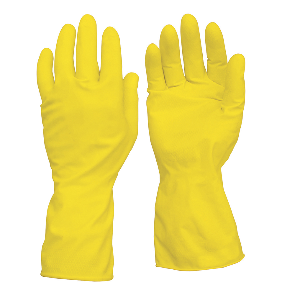 Guantes de látex domésticos talla mediana - Ferrecompras 