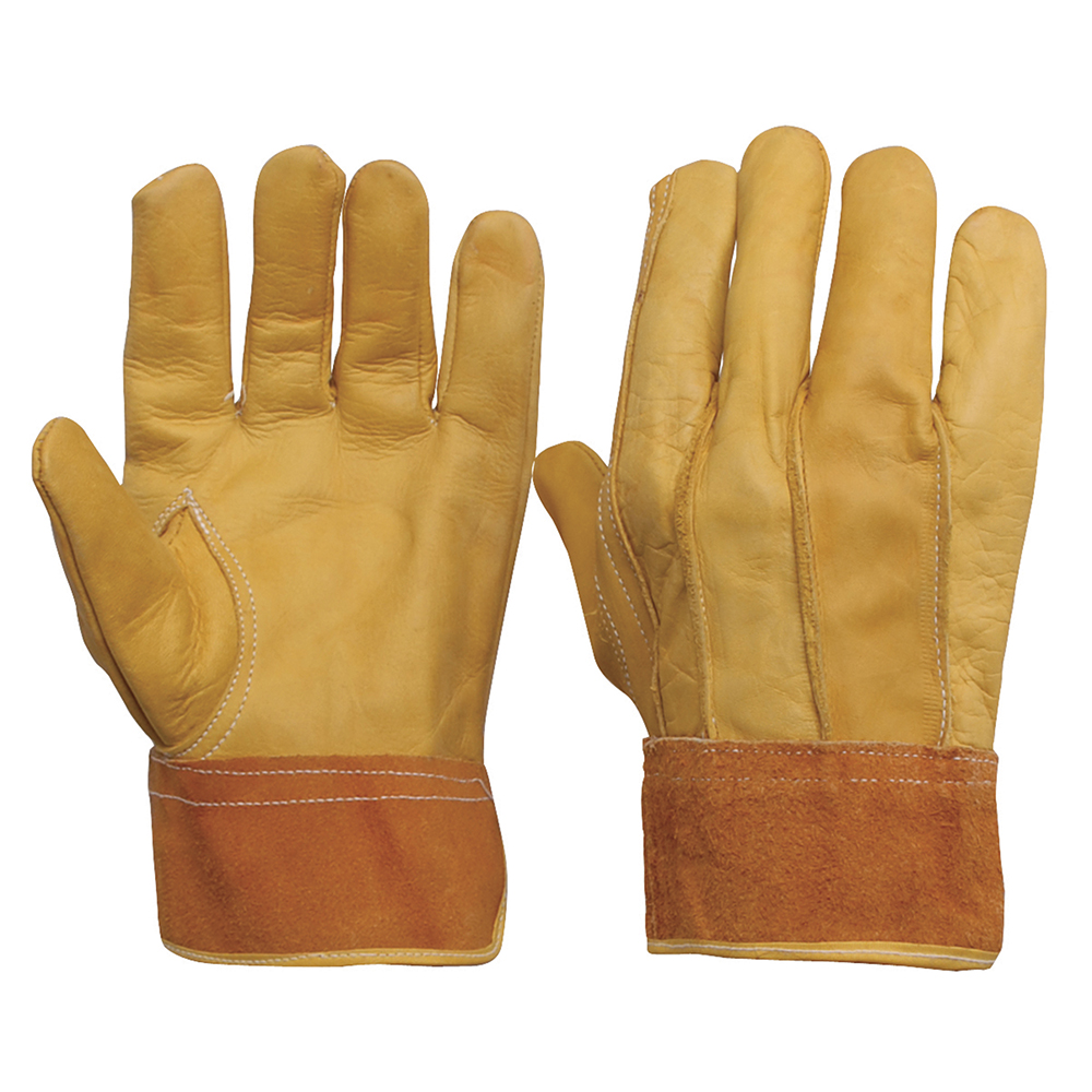 Guantes cortos de operador piel de res