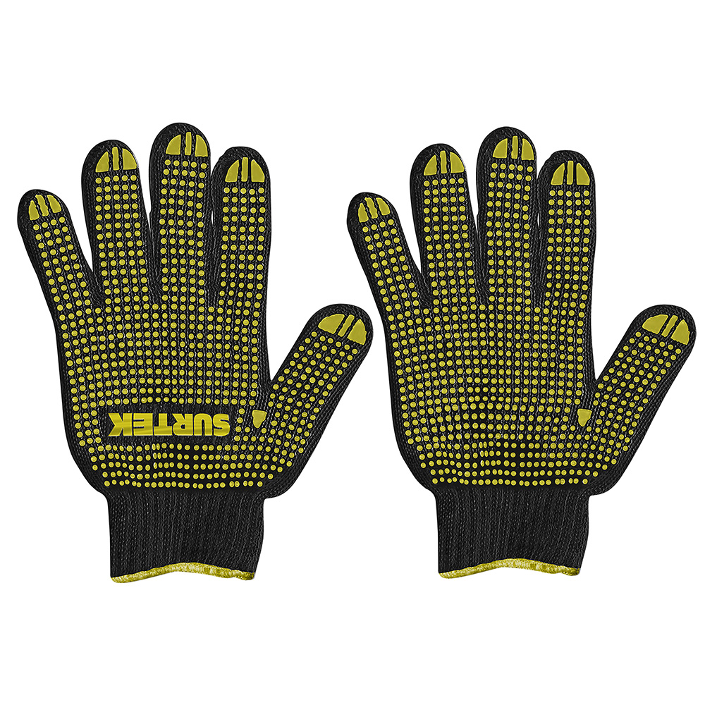 Guantes de algodón con puntos pvc en palma profesional talla grande - Ferrecompras 