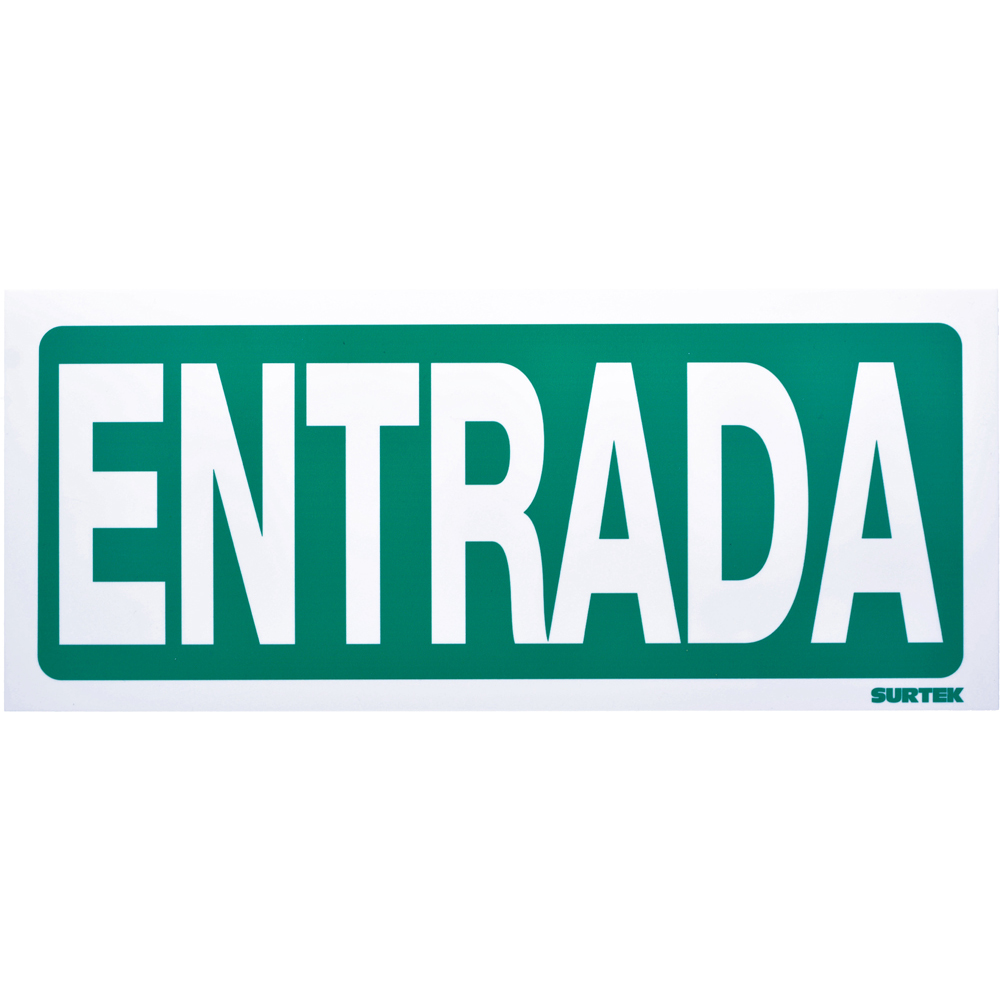 Señal "Entrada" - Ferrecompras 