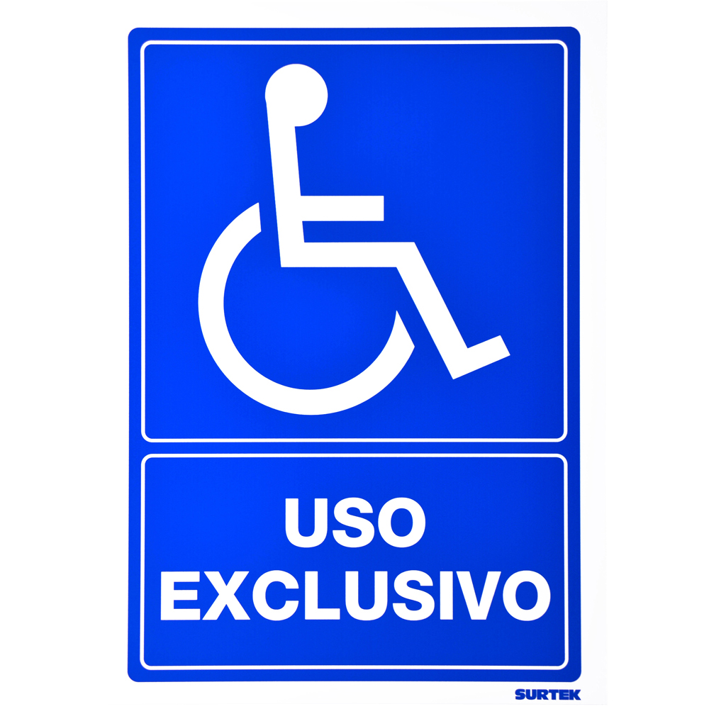 Señal "Discapacitados"