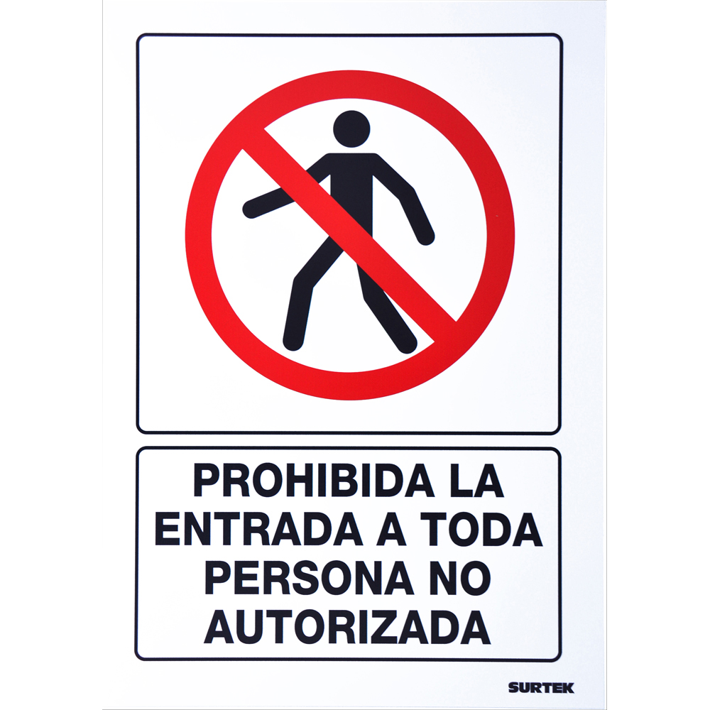 Señal "Prohibida la entrada"