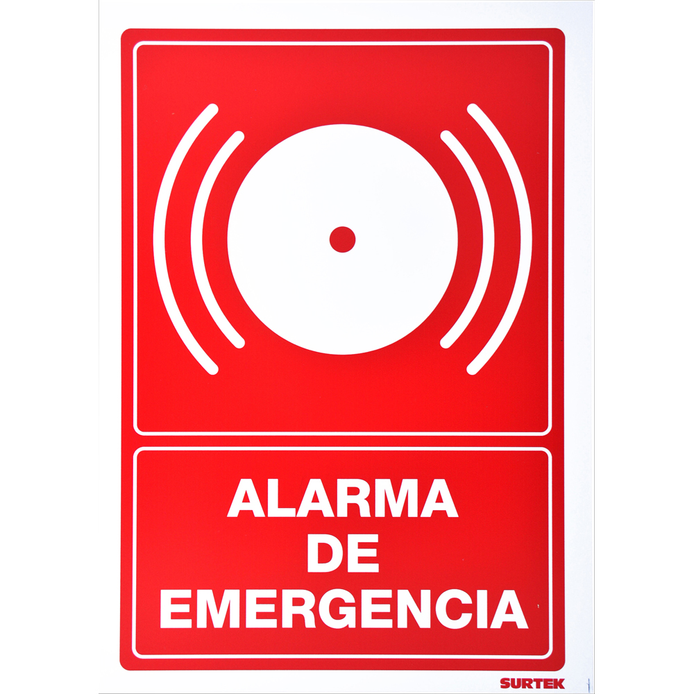 Señal "Alarma de emergencia"