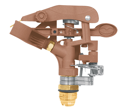 Aspersor metálico, cabeza sola
