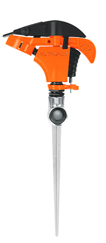 Aspersor plástico una vía, estaca de 11'