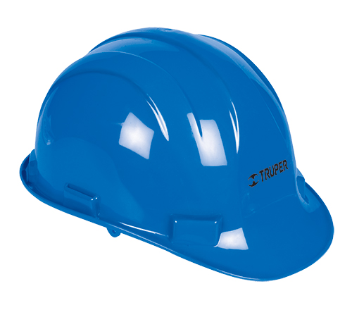Casco de seguridad color azul