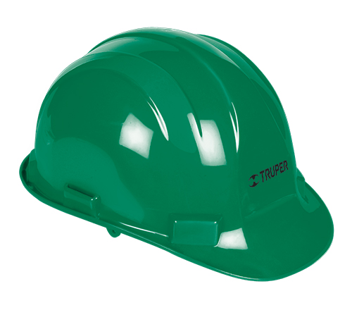 Casco de seguridad color verde