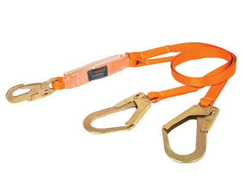 Línea de vida con 2 ganchos, 1.8 m, certificación ANSI