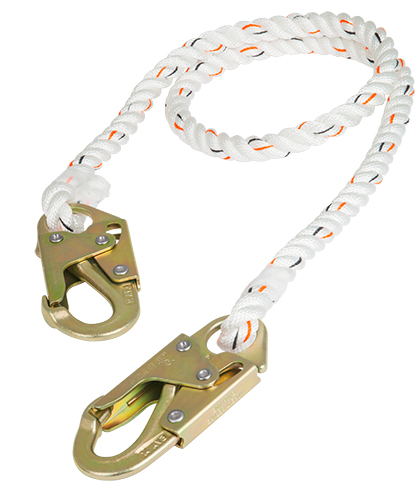Cable de posicionamiento con 2 ganchos, 1.5 m, ANSI