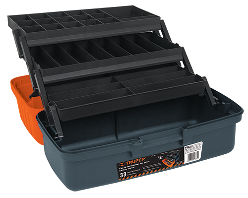 Caja para pesca, 16', naranja