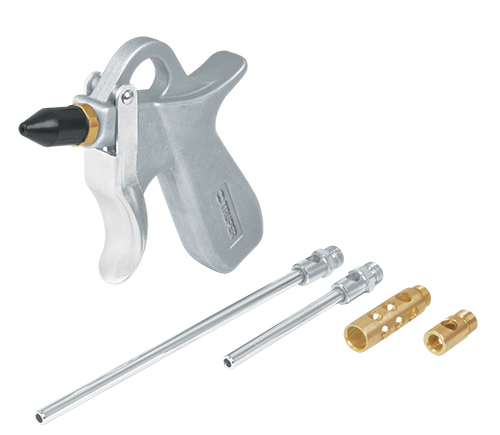 Pistola metálica con 5 boquillas