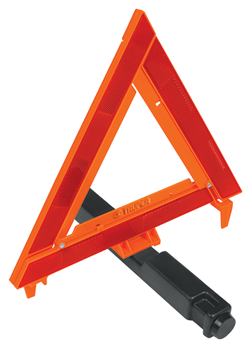 Triángulo de seguridad, de plástico, 29 cm - Ferrecompras 