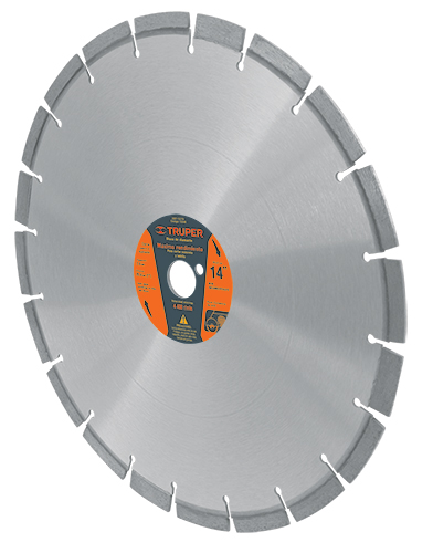 Disco de diamante, 14' para concreto