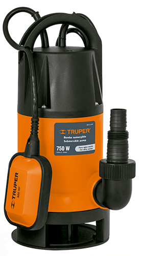 Bomba sumergible  plástica para agua sucia 1 HP