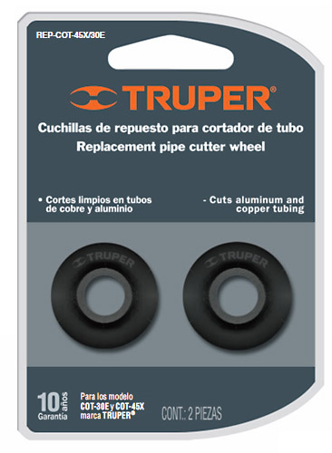 Repuesto de cuchillas para cortador de tubo COT-45X, COT-30E