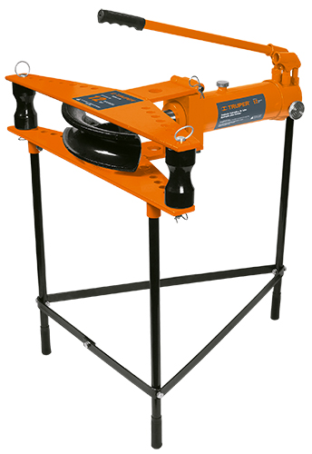 Doblador de tubo hidráulico, 12 toneladas, horizontal