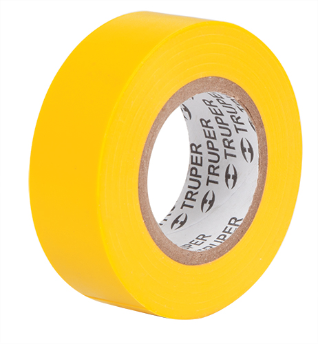 Cinta de aislar # 22, 9 m, amarilla
