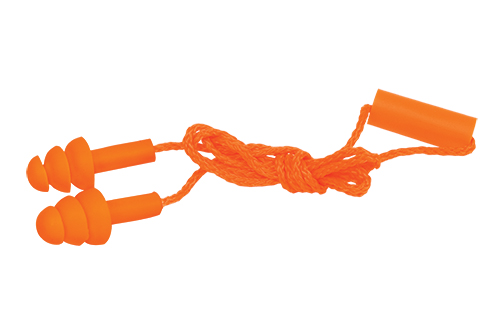 Protector auditivo triple barrera con cordón