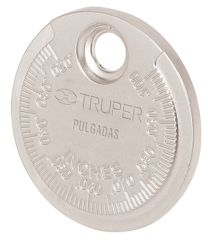 Calibrador redondo para bujías