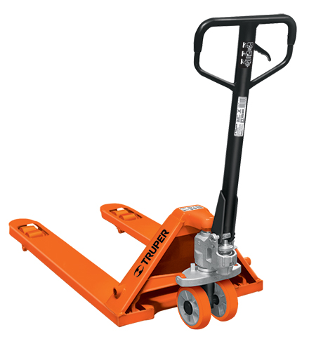 Patín traspaleta 2.5 ton. ruedas de poliuretano