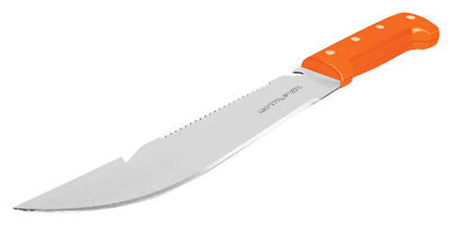 Machete tipo Rambo 12' cacha naranja