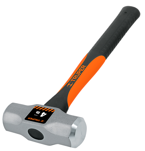 Marro octagonal 4 lbs, mango fibra de vidrio