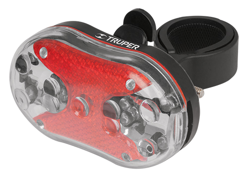 Linterna para bicicleta, 9 LED, trasera - Ferrecompras 