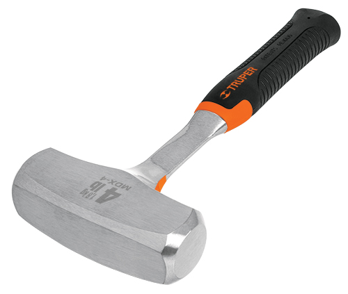 Marro octagonal, forjado, 4 lb, mango de neopreno