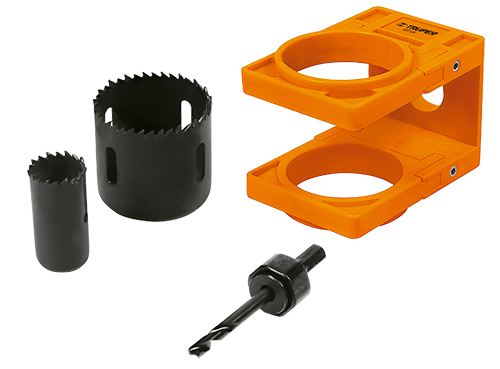 Kit para instalar cerraduras de 4 piezas y plantilla