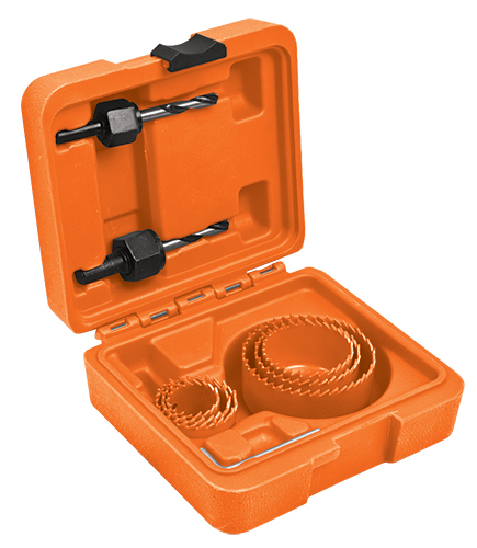 Kit de 8 sierras cortacírculos para madera, en estuche