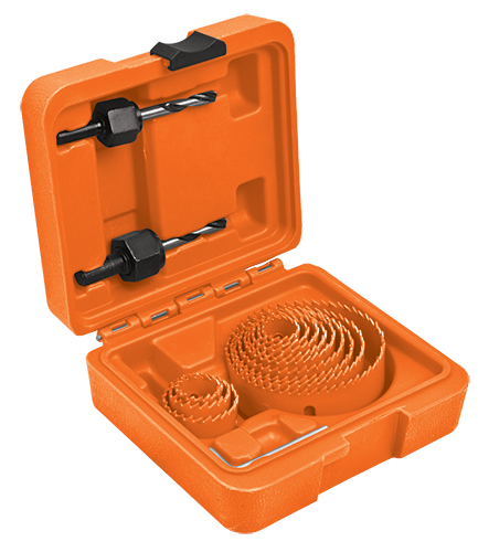 Kit de 14 sierras cortacírculos para madera, en estuche