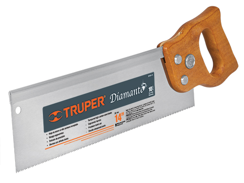 Serrucho 14'  diamante, de costilla, 9 DPP