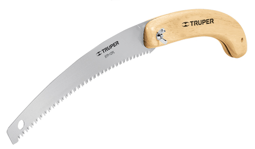Serrucho de poda 12', plegable, mango de madera, 7 DPP