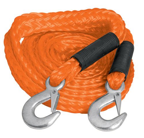 Cuerda para remolque con ganchos,7/8' x 4.5m