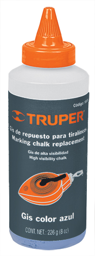 Gis azul de repuesto para tiralíneas, alta visibilidad