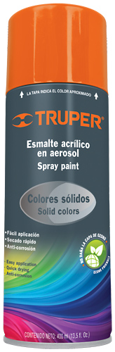 Pintura en aerosol, naranja - Ferrecompras 