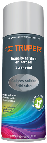 Pintura en aerosol, gris claro