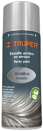 Pintura en aerosol, metálica, plata - Ferrecompras 