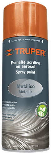 Pintura en aerosol, metálica, cobre - Ferrecompras 