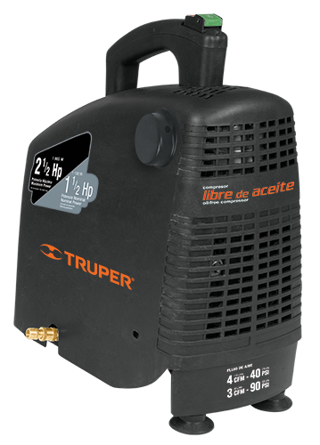 Compresor autolubricado, portátil, 2.5 HP