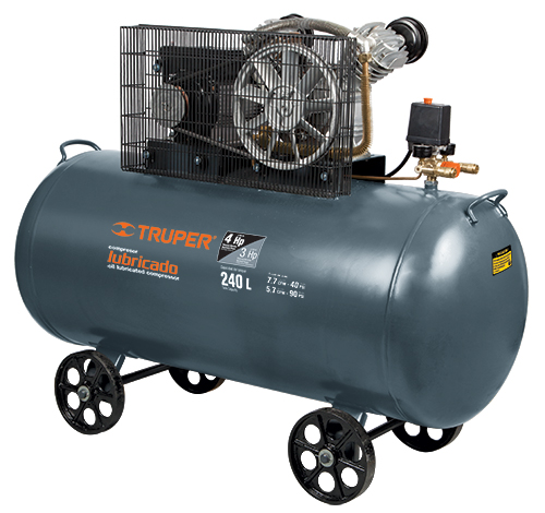Compresor de aire de 240 lts, horizontal