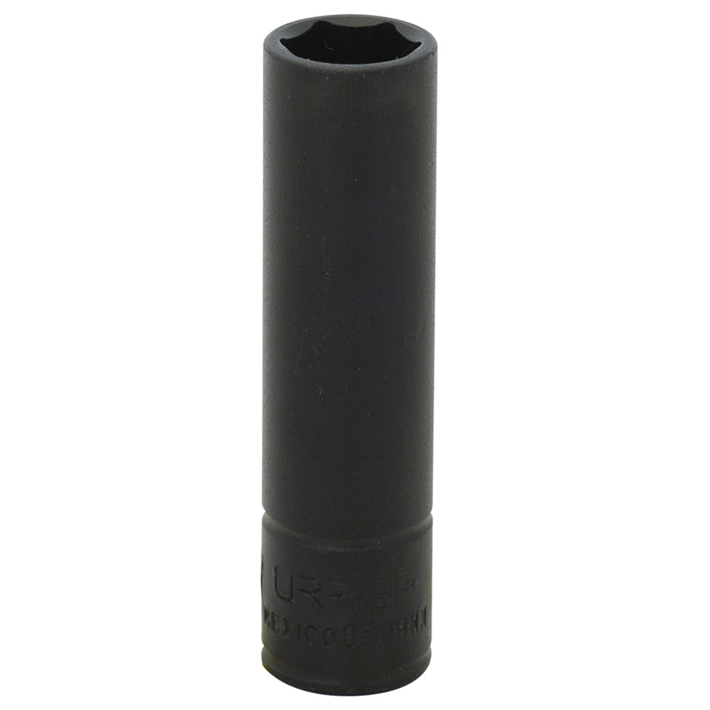 Dado de impacto 1/4" largo 6 puntas 9 mm