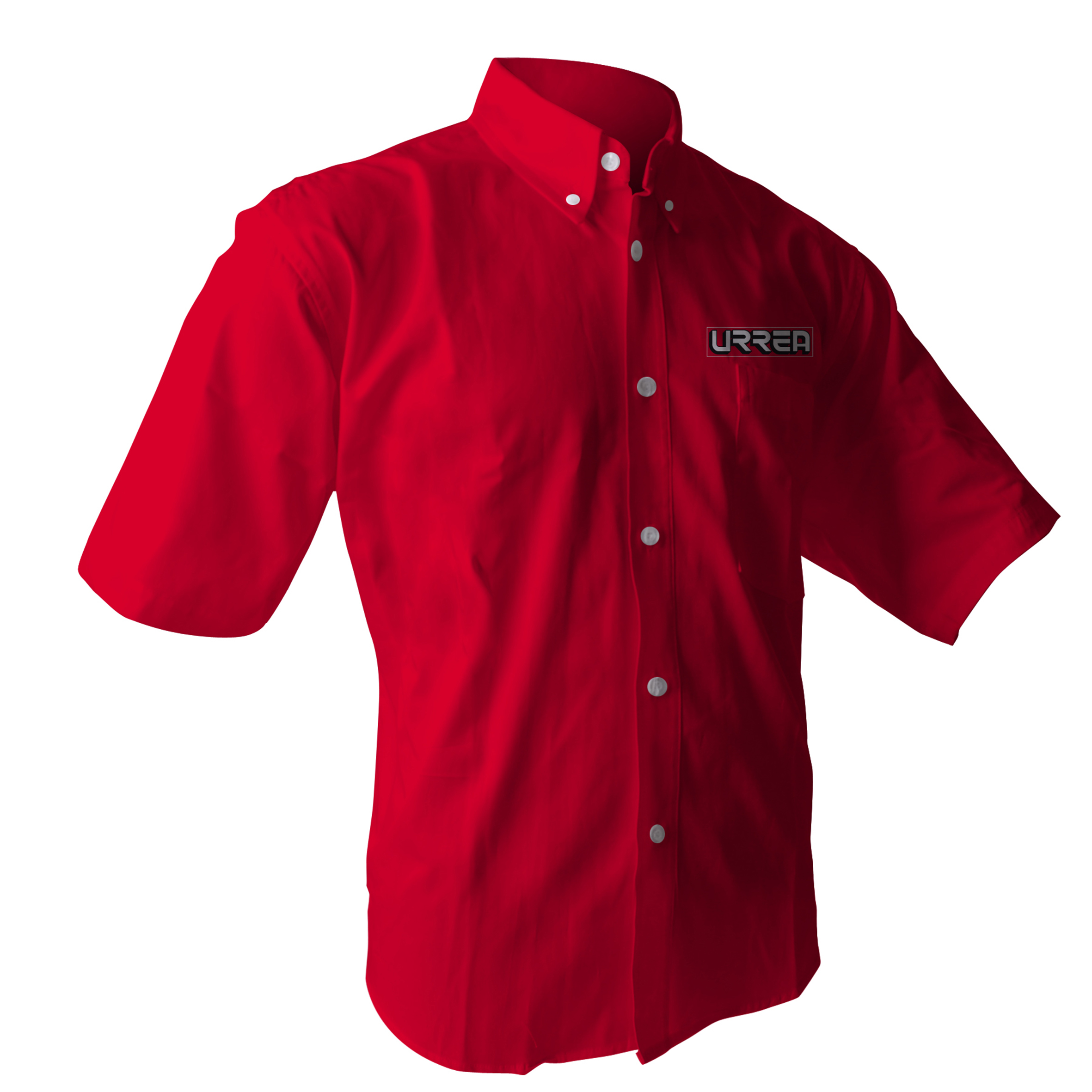 Camisa roja manga corta Urrea talla M