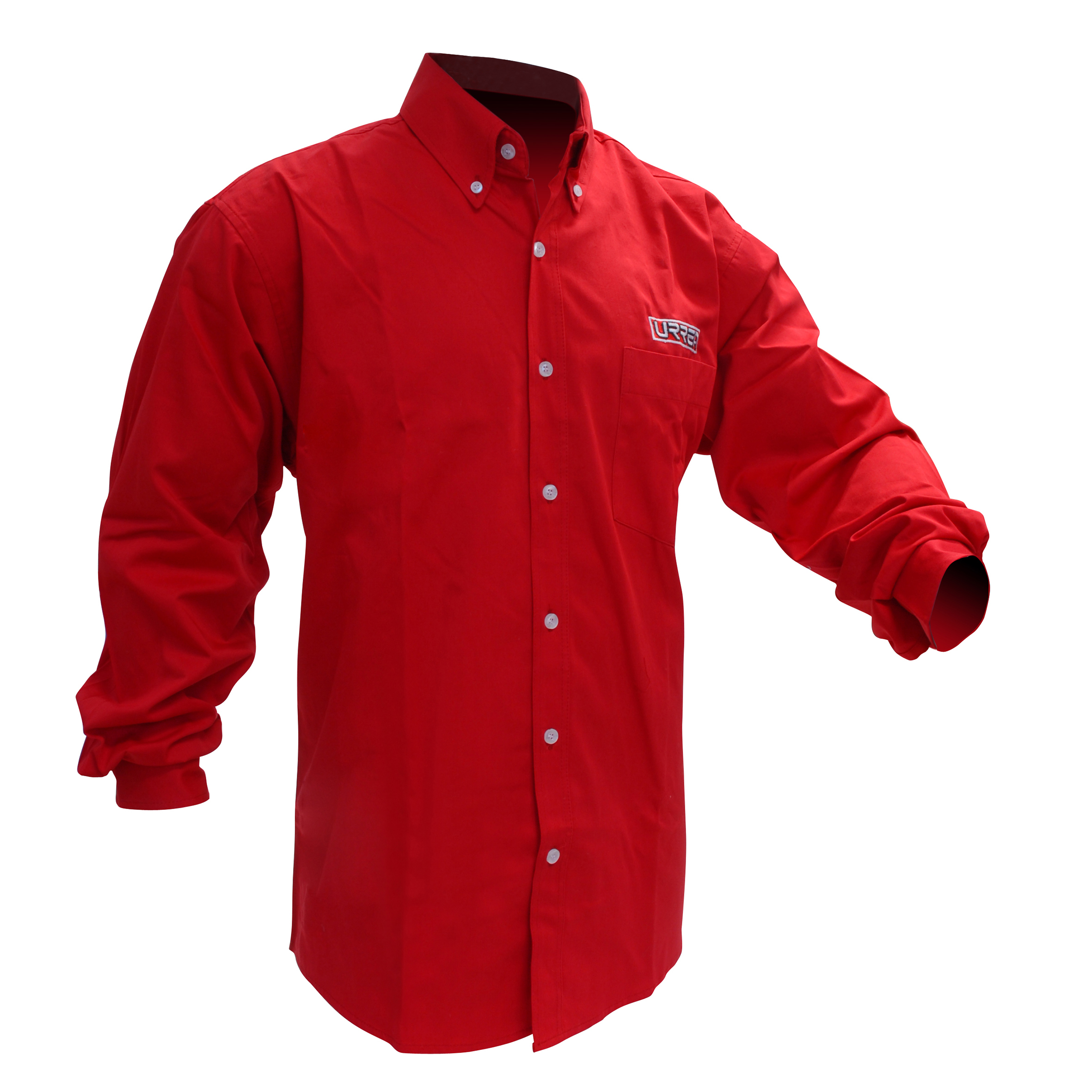 Camisa roja manga larga Urrea talla M