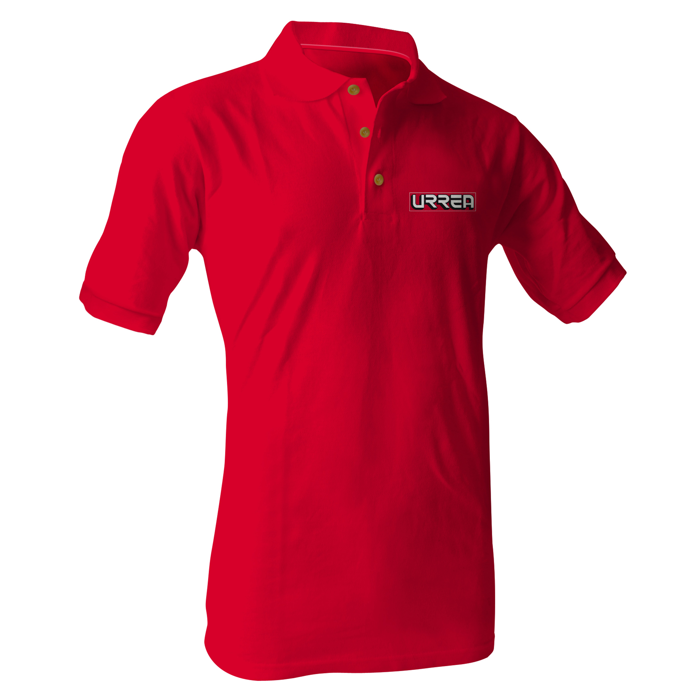 Playera tipo Polo Urrea roja talla M